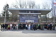 Посета ученика из Петровца на Млави Војној академији