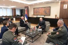 Meeting between Minister Vučević and U.S. Ambassador Hill