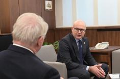 Meeting between Minister Vučević and U.S. Ambassador Hill