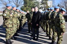 Svečani ispraćaj pripadnika Vojske Srbije u misiju u Libanu