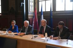 Minister Stefanović meets with French Senators