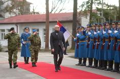 Ministar Vučević obišao Gardu Vojske Srbije