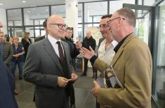 Minister Vučević Opens Exhibition “Military Hats and Helmets from Middle 19th Century until the Present”