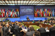 Defence Minister at the meeting of the Global Coalition against ISIL