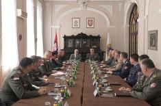  Састанак министра Вучевића са будућим изасланицима одбране