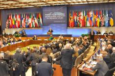 Defence Minister at the meeting of the Global Coalition against ISIL