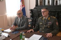  Sastanak ministra Vučevića sa budućim izaslanicima odbrane