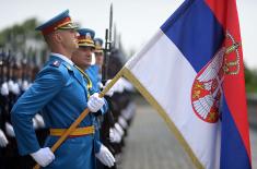 President of Republic of Cuba Lays Wreath at Monument to Unknown Hero on Avala