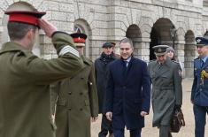 Minister Stefanović Toured Household Cavalry Regiment