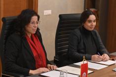 Састанак министра Вучевића са амбасадорком Туниса Амари