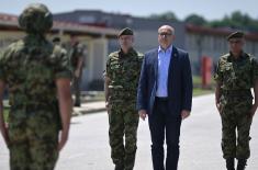 Minister Vučević Arrived at “South” Base