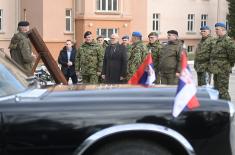 Minister Vučević visits Serbian Armed Forces Guard