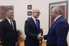 Meeting between Minister Vučević and Ambassador of Republic of Armenia