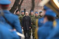 Minister Vučević visits Serbian Armed Forces Guard