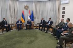 Meeting between Minister Vučević and Ambassador of Republic of Armenia