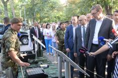 Display of weapons, military equipment and capabilities of Serbian Armed Forces held in Niš