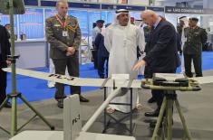Assistant Minister Miloradović at Exhibition UMEX 2024 in Abu Dhabi