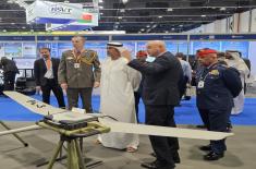 Assistant Minister Miloradović at Exhibition UMEX 2024 in Abu Dhabi