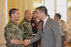 Medallions of the Ministry of Defence for the Members Who Excelled in Rescue Missions