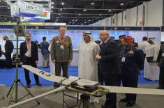 Assistant Minister Miloradović at Exhibition UMEX 2024 in Abu Dhabi