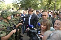 Display of weapons, military equipment and capabilities of Serbian Armed Forces held in Niš