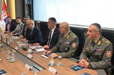 Minister Vučević meets with Commander of JFC Naples Admiral Munsch