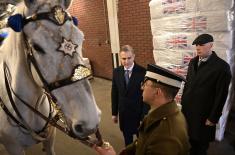 Minister Stefanović Toured Household Cavalry Regiment