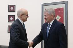Meeting between Minister of Defence and Ambassador of Slovakia