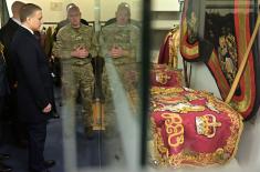 Minister Stefanović Toured Household Cavalry Regiment