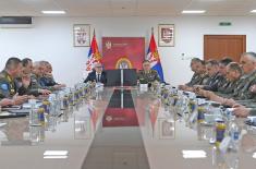 Minister Vučević visits General Staff
