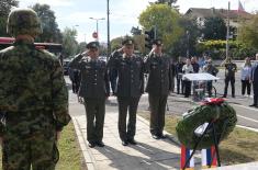 Minister Stefanović Lays Wreath on the Occasion of Anniversary of Death of Major Milan Tepić