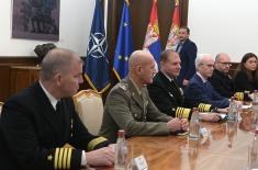 Meeting between President Vučić and JFC Naples Commander