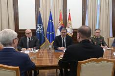 Meeting between President Vučić and JFC Naples Commander