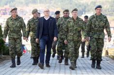 Министар Вучевић: Војска Србије је спремна и обучена да изврши сваку наредбу врховног команданта