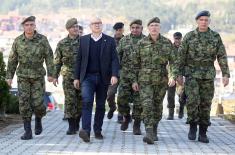 Minister Vučević: Serbian Armed Forces are ready and trained to carry out every order of the Supreme Commander