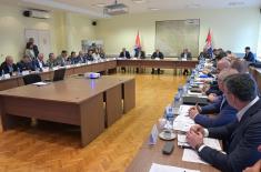Minister Vučević holds meeting with Defence Industry executives