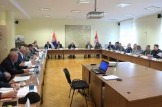 Minister Vučević holds meeting with Defence Industry executives