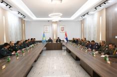 Serbian Defence Minister meets with Kazakh counterpart  