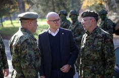 Minister Vučević: Serbian Armed Forces are ready and trained to carry out every order of the Supreme Commander