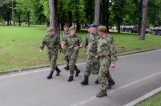 Обилазак превентивно размештених снага Војске Србије