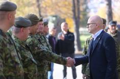 Министар Вучевић: Војска Србије је спремна и обучена да изврши сваку наредбу врховног команданта