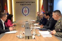 Minister Vučević meets with president of Ruma municipality