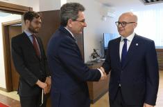 Minister Vučević meets with Ambassador of Kingdom of Spain Molina  