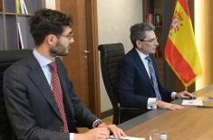 Minister Vučević meets with Ambassador of Kingdom of Spain Molina  