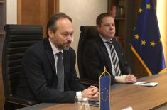 Minister Vučević Meets Members of European Union Delegation in Serbia