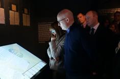 Minister Vučević attends multimedia exhibition dedicated to Mileva Marić