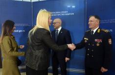 Reception for Serbian Armed Forces Day