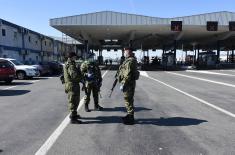 Minister Vulin at the Batrovci Border Crossing: The Serbian Armed Forces carry out all tasks in the state of emergency