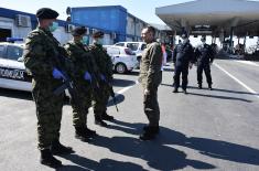 Minister Vulin at the Batrovci Border Crossing: The Serbian Armed Forces carry out all tasks in the state of emergency