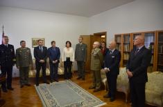 Minister Vulin has given commemorative medals to Italian generals